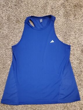 Adidas Women's Blue Athletic Tank Top